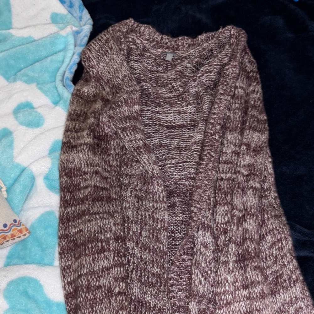 Cozy Maroon Knit Sweater